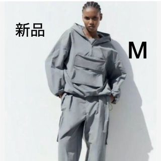 ザラ(ZARA)のZARA  ザラ　ナイロンアノラックジャケット(ナイロンジャケット)