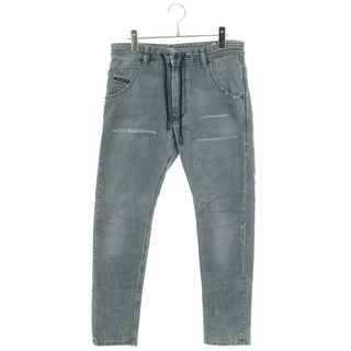 ディーゼル(DIESEL)のディーゼル  KROOLEY CB-NE ダメージ加工ジョガーデニムパンツ メンズ 28インチ(デニム/ジーンズ)