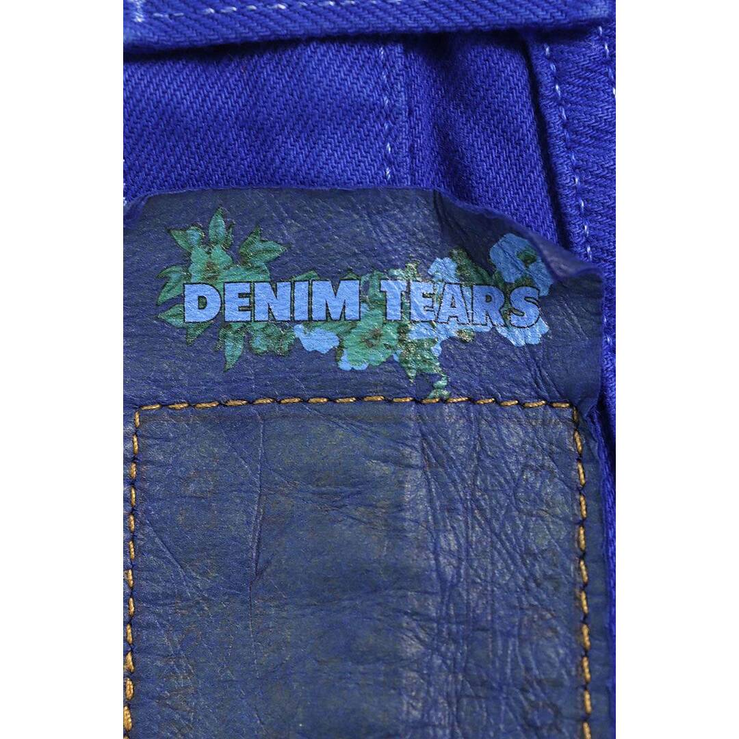 デニムティアーズ DENIM TEARS  Cotton Wreath Jeans フラワー刺繍ボタンフライデニムパンツ メンズ 33インチ メンズのパンツ(デニム/ジーンズ)の商品写真