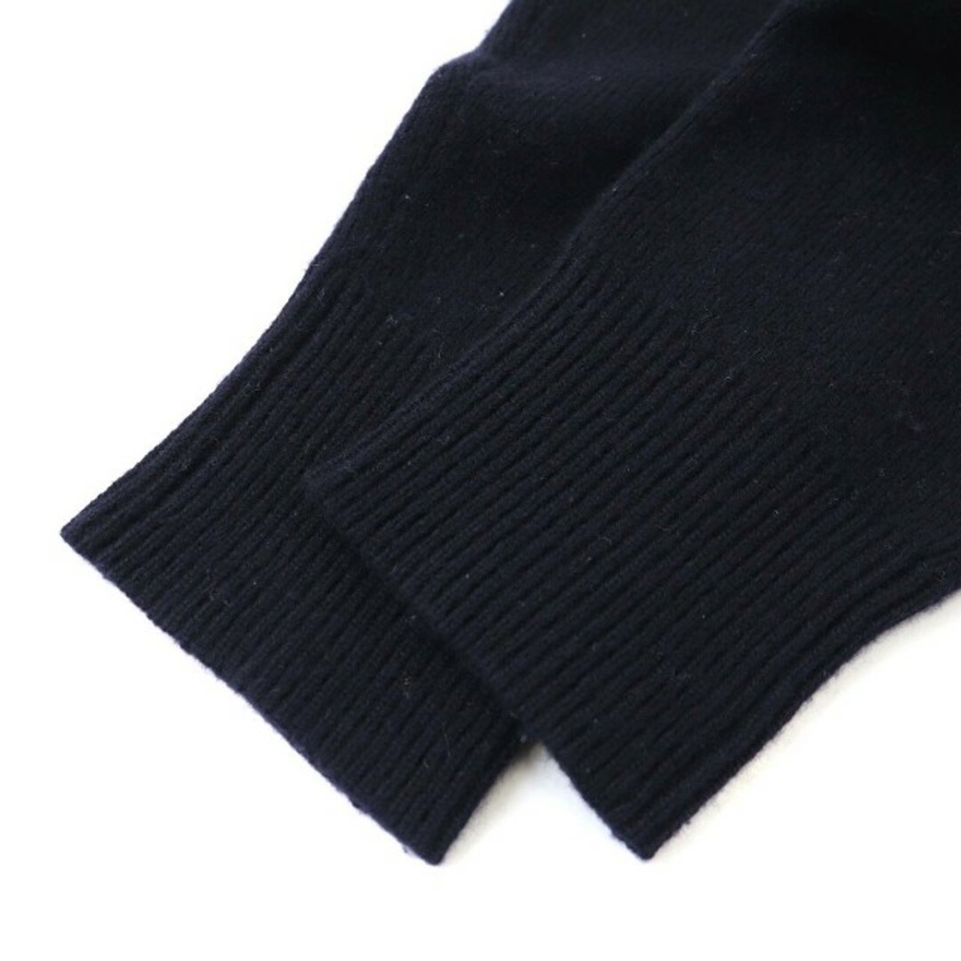 DEUXIEME CLASSE(ドゥーズィエムクラス)のドゥーズィエムクラス ミドルゲージKNIT ニット セーター Vネック 長袖 紺 レディースのトップス(ニット/セーター)の商品写真