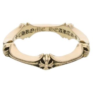 クロムハーツ(Chrome Hearts)のクロムハーツ  22K PLUS AND BONE RING/プラスアンドボーン ゴールドリング メンズ 19.5号(リング(指輪))