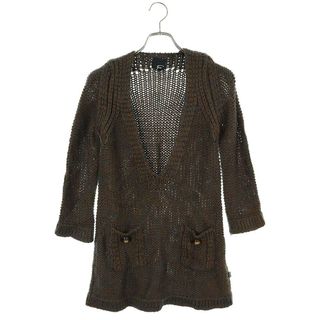 ジャストカヴァリ(Just Cavalli)のジャストカヴァリ Vネック ローゲージニット レディース 38(ニット/セーター)