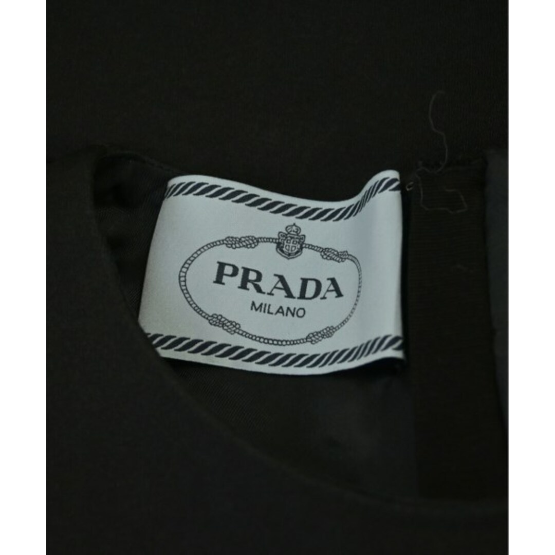 PRADA(プラダ)のPRADA プラダ ワンピース 44(L位) 黒 【古着】【中古】 レディースのワンピース(ひざ丈ワンピース)の商品写真