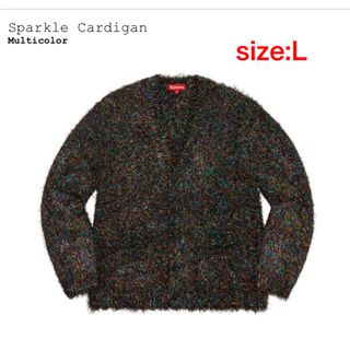 シュプリーム(Supreme)のSupreme sparkle cardigan L(カーディガン)