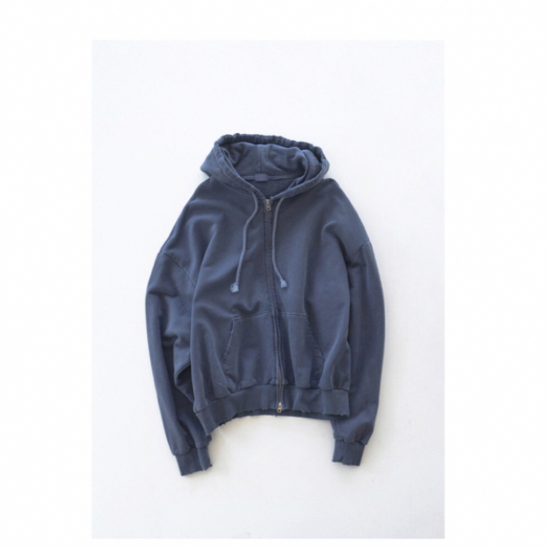 パーカーend up damage hood zip-up