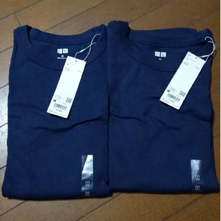 ユニクロ(UNIQLO)のユニクロ UNIQLO クルーネック Tシャツ(半袖) 2枚(Tシャツ/カットソー(半袖/袖なし))