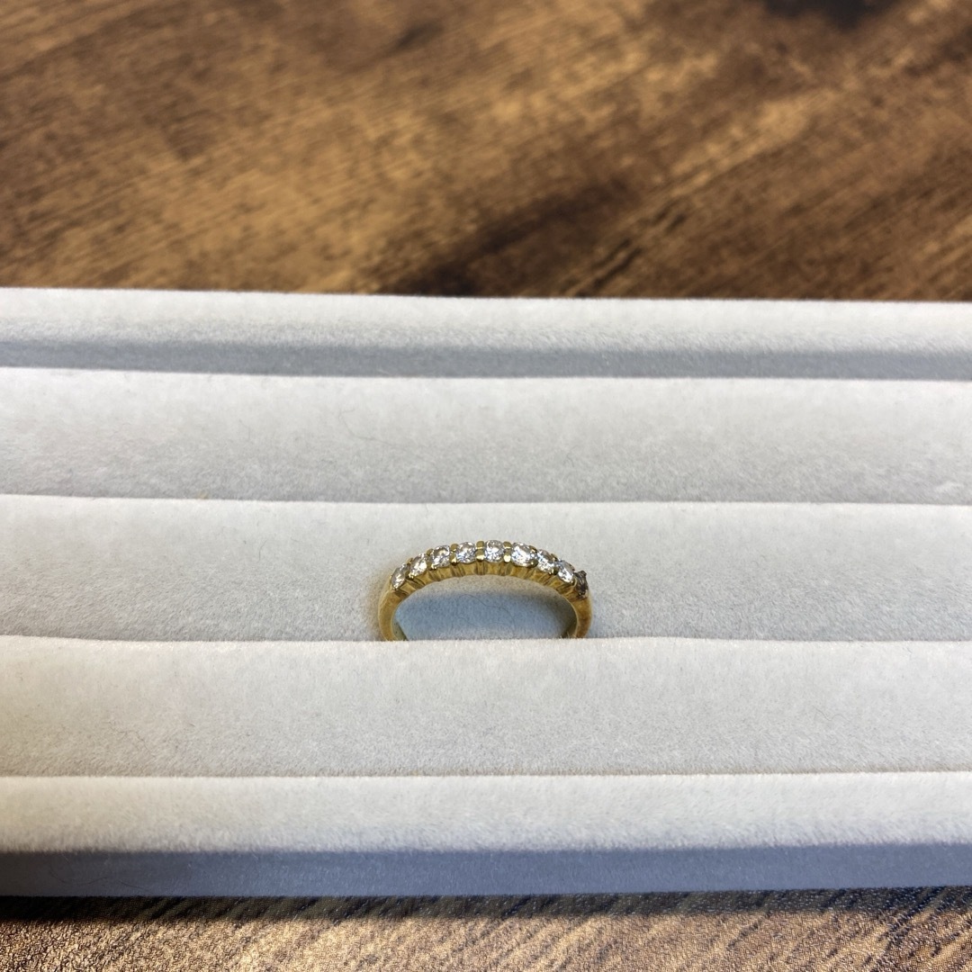 PonteVecchio(ポンテヴェキオ)の【銀座三越購入☆難アリ・格安】　ダイヤモンドゴールドリング　18K 0.32ct レディースのアクセサリー(リング(指輪))の商品写真