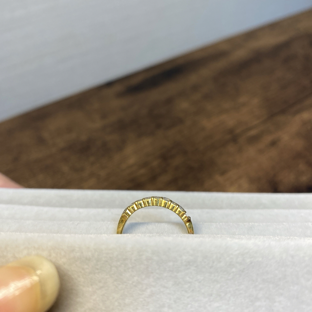 PonteVecchio(ポンテヴェキオ)の【銀座三越購入☆難アリ・格安】　ダイヤモンドゴールドリング　18K 0.32ct レディースのアクセサリー(リング(指輪))の商品写真