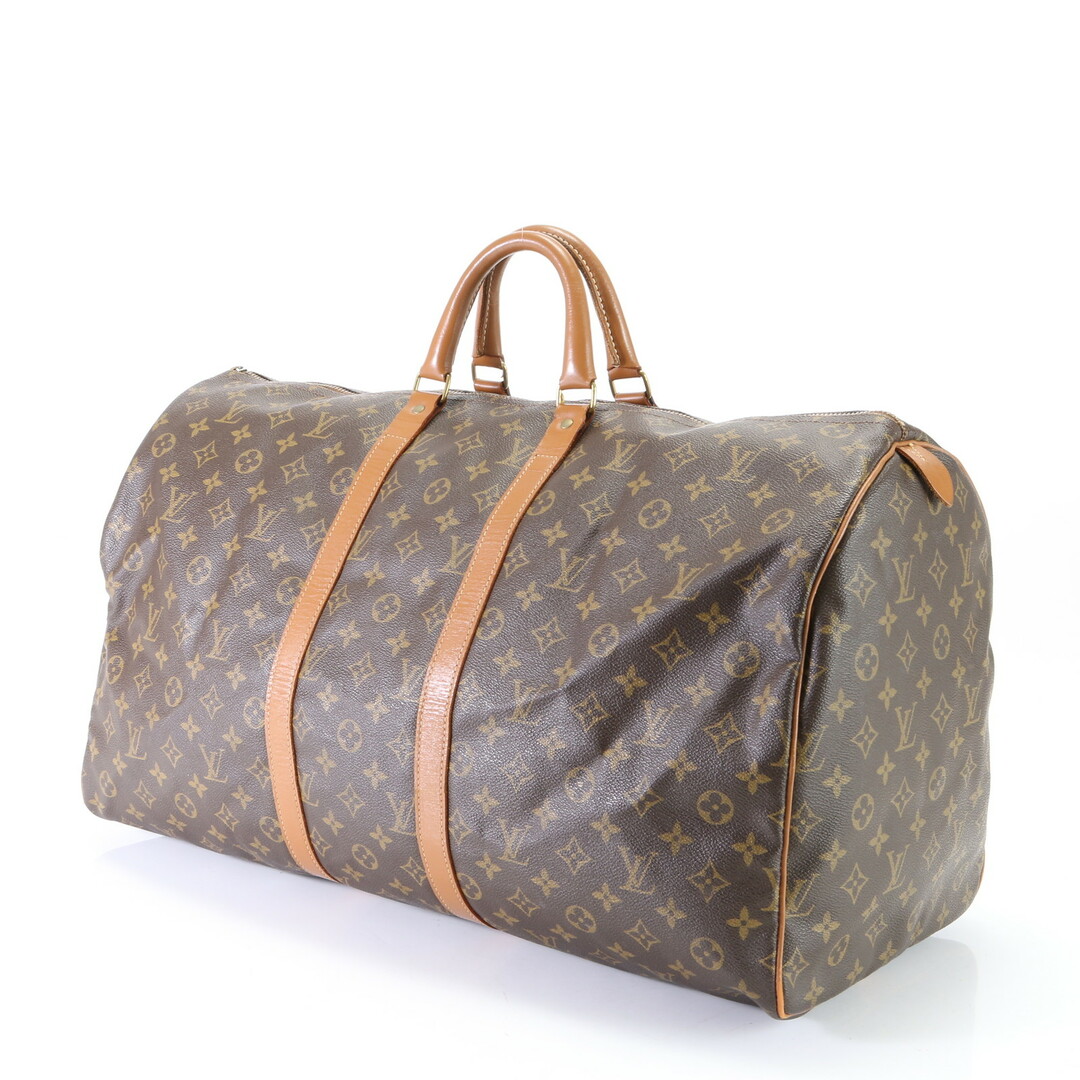 LOUIS VUITTON(ルイヴィトン)の美品 ルイヴィトン モノグラム キーポル55 紙タグ レザー ボストン バッグ トート 出張 旅行 トランク 本革 A4 メンズ EEM G19-2 メンズのバッグ(ボストンバッグ)の商品写真