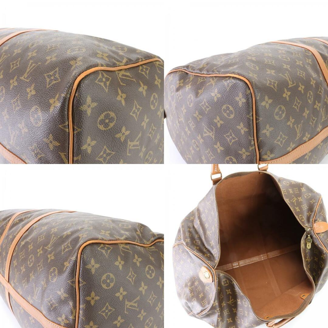 LOUIS VUITTON(ルイヴィトン)の美品 ルイヴィトン モノグラム キーポル55 紙タグ レザー ボストン バッグ トート 出張 旅行 トランク 本革 A4 メンズ EEM G19-2 メンズのバッグ(ボストンバッグ)の商品写真