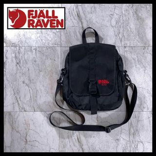 FJALL RAVEN - フェールラーベン ナイロン ショルダーバッグ サコッシュ 黒 フラップ