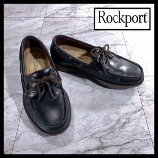 ROCKPORT - ROCKPORT レザー ローファー 2eye モカシンシューズ 25cm