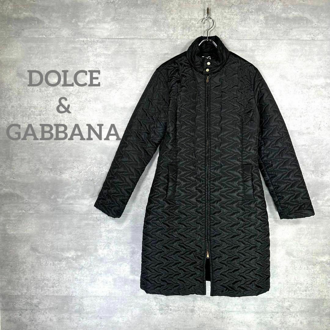 『DOLCE&GABBANA』ドルチェ (L) キルティングコートジャケット素材ポリエステル