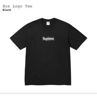 シュプリーム(Supreme)のSupreme Box Logo Tee ボックス ロゴ 迷彩 カモ ブラック(Tシャツ/カットソー(半袖/袖なし))