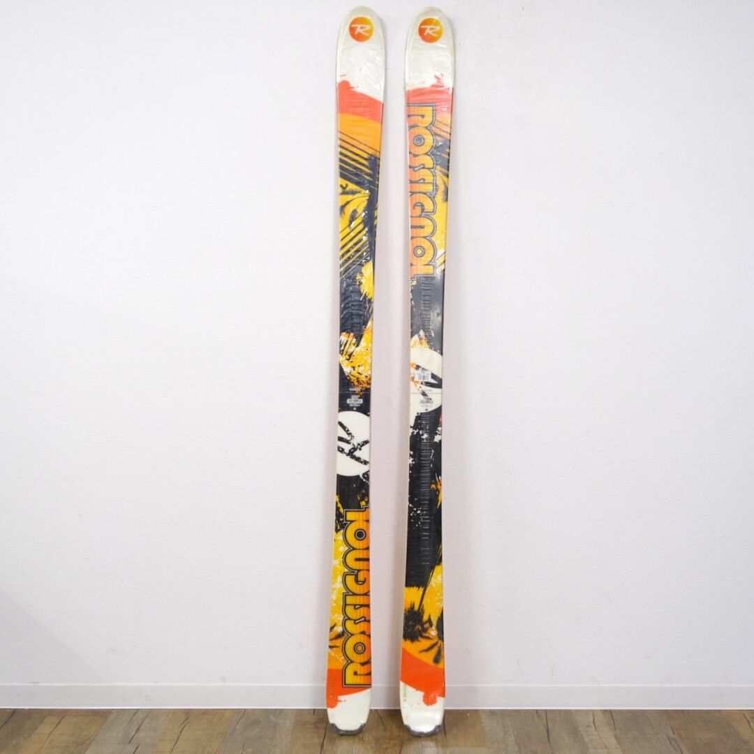 未使用 ロシニョール ROSSIGNOL スキー板 175cm センター80mm カービング オールラウンドスキー アウトドア約175cm重量