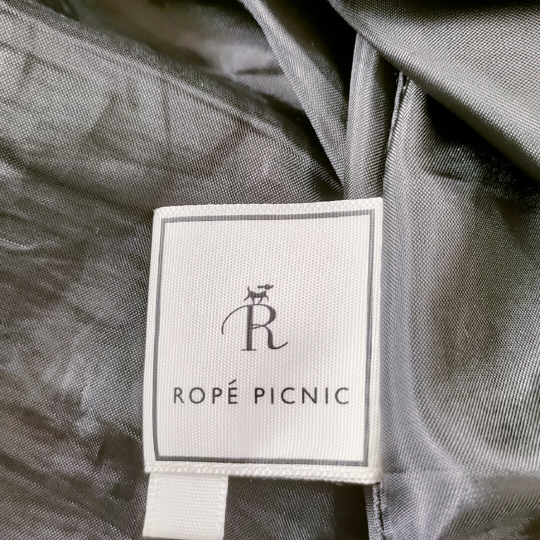 Rope' Picnic(ロペピクニック)のロペピクニック　Rope Picnic　黒フレアスカート　オフィスカジュアル レディースのスカート(ひざ丈スカート)の商品写真