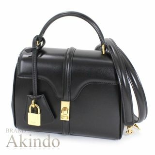 セリーヌ(celine)の【新品・未使用】セリーヌ ショルダーバッグ 16 セーズ ミニ 197983BEY.38NO レディース カーフスキン レザー 黒 ブラック ハンドバッグ 鞄 CELINE(ショルダーバッグ)