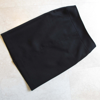 ビアッジョブルー(VIAGGIO BLU)のビアッジョブルー　タイトスカート　黒　ブラック(ひざ丈スカート)