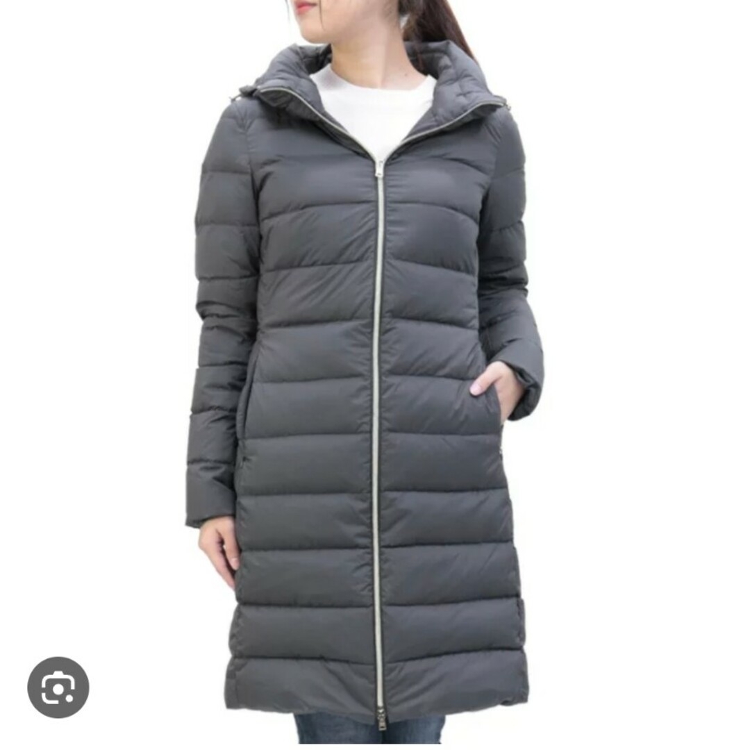 HERNO - 美品 国内百貨店購入 ヘルノ ダウンコート グレーの通販 HERNO - 美品 国内百貨店購入 ヘルノ ダウンコート グレーの通販