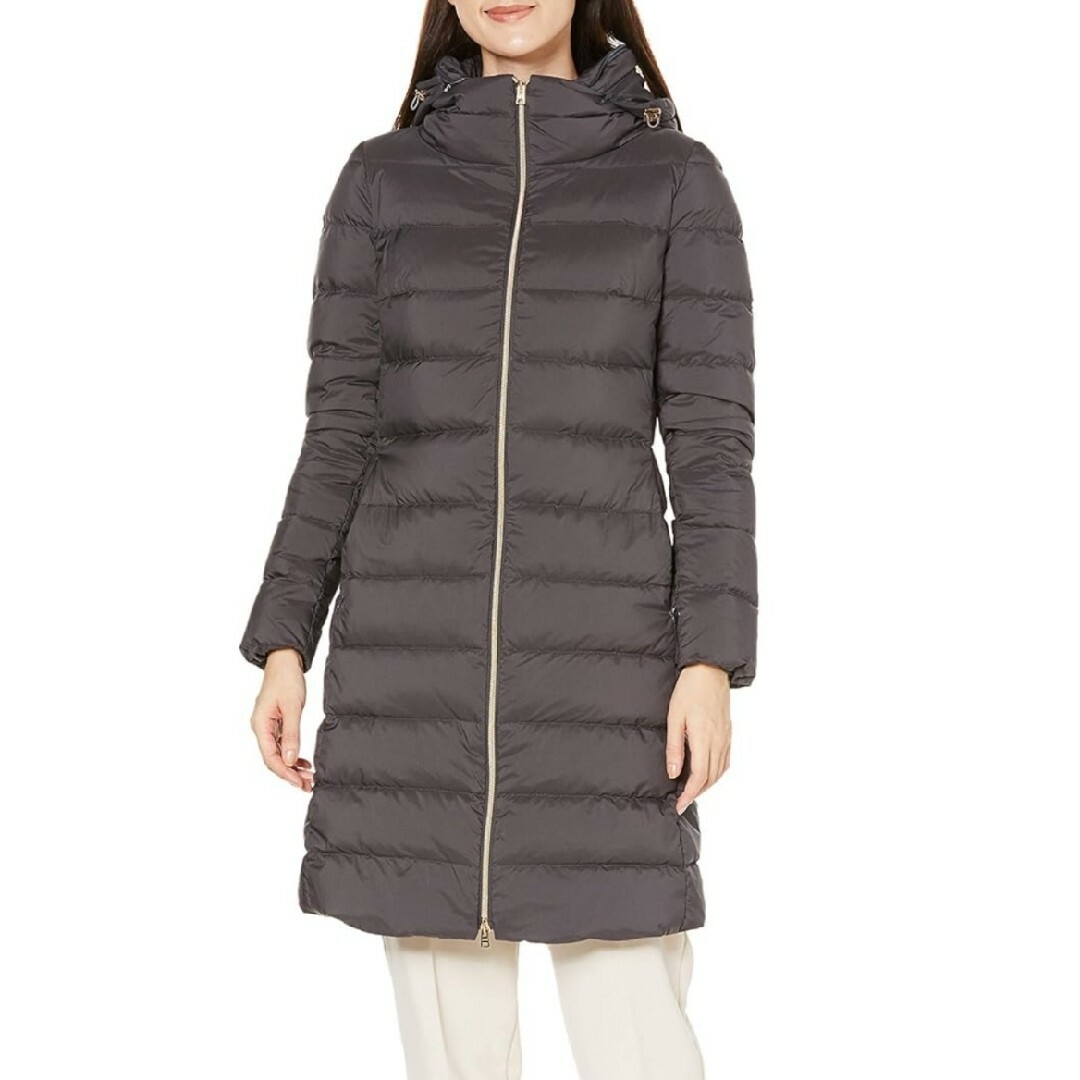 HERNO - 美品 国内百貨店購入 ヘルノ ダウンコート グレーの通販 HERNO - 美品 国内百貨店購入 ヘルノ ダウンコート グレーの通販