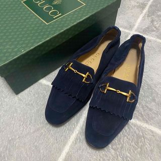 Gucci - GUCCI ドレスシューズ/ローファー 36 1/6(23cm位) 【古着