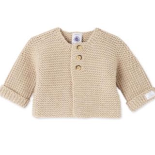 プチバトー(PETIT BATEAU)の新品☆プチバトー カーディガン12m(カーディガン/ボレロ)