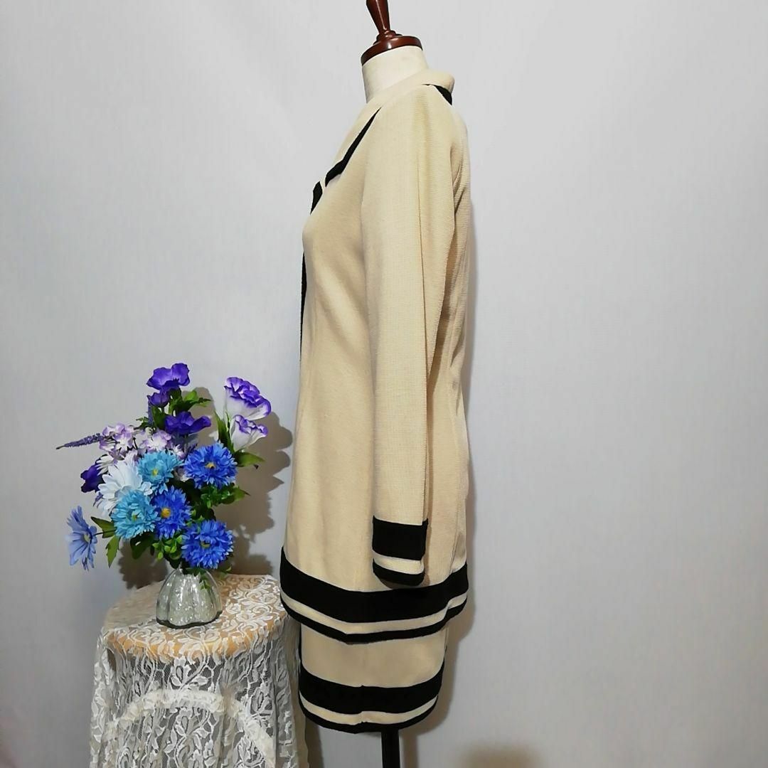 ZAZIE 極上美品 スカートスーツ М相当 ベージュ色系 - フォーマル