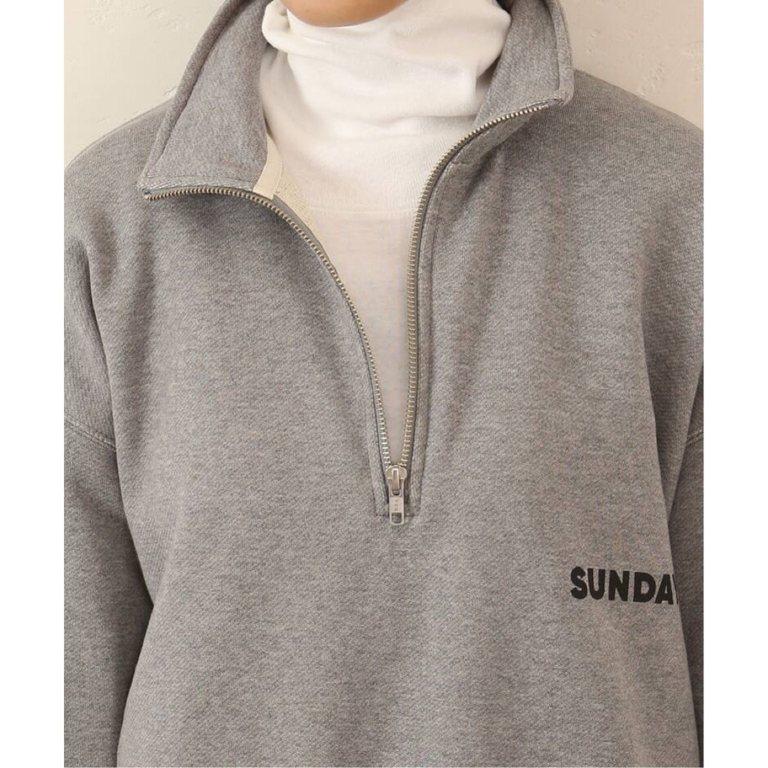 タグ付き新品！luxe  SUNDAYスウェットハーフZip