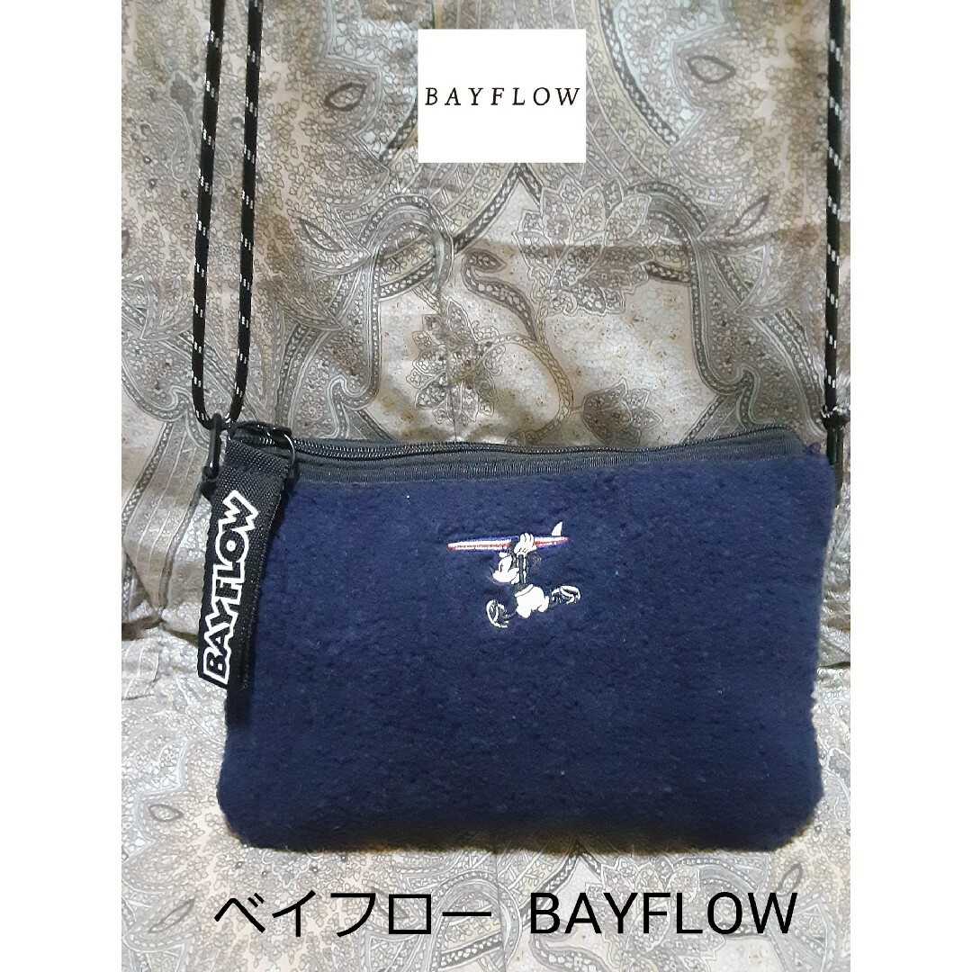 BAYFLOW(ベイフロー)のベイフロー×ミッキーマウス もこもこ/斜め掛けショルダーバッグ/サコッシュバッグ レディースのバッグ(ショルダーバッグ)の商品写真