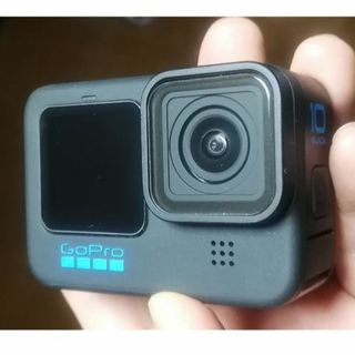 ゴープロ(GoPro)の◎本体＋長持バッテリー★GOPRO HERO10★フィルム貼付済◎ほぼ新品(ビデオカメラ)