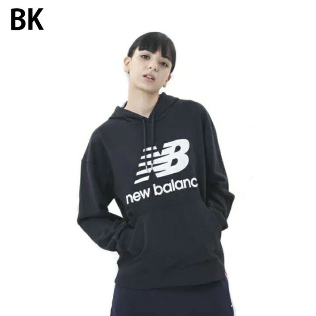 New Balance(ニューバランス)の新品 JP M newbalance hoodie US S プロ着用モデル 黒 レディースのトップス(パーカー)の商品写真