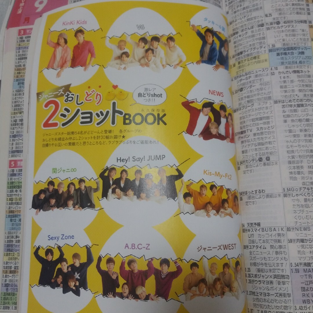 月刊 TVガイド関西版2017年02月号[雑誌]嵐、SMAP、V6、タッキー&翼 エンタメ/ホビーの雑誌(音楽/芸能)の商品写真