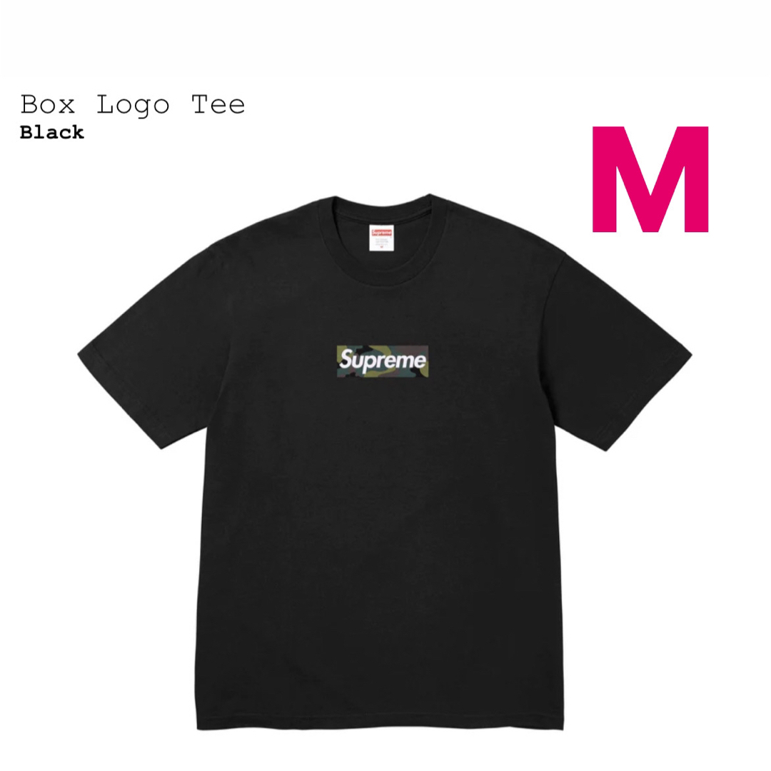 メンズSupreme box logo tee black M
