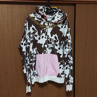 アベイシングエイプ(A BATHING APE)のアベイシングエイプ ホルスタイン パーカー(パーカー)