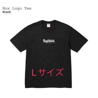 Supreme Box Logo Tee Black Lサイズ 23AW(Tシャツ/カットソー(半袖/袖なし))