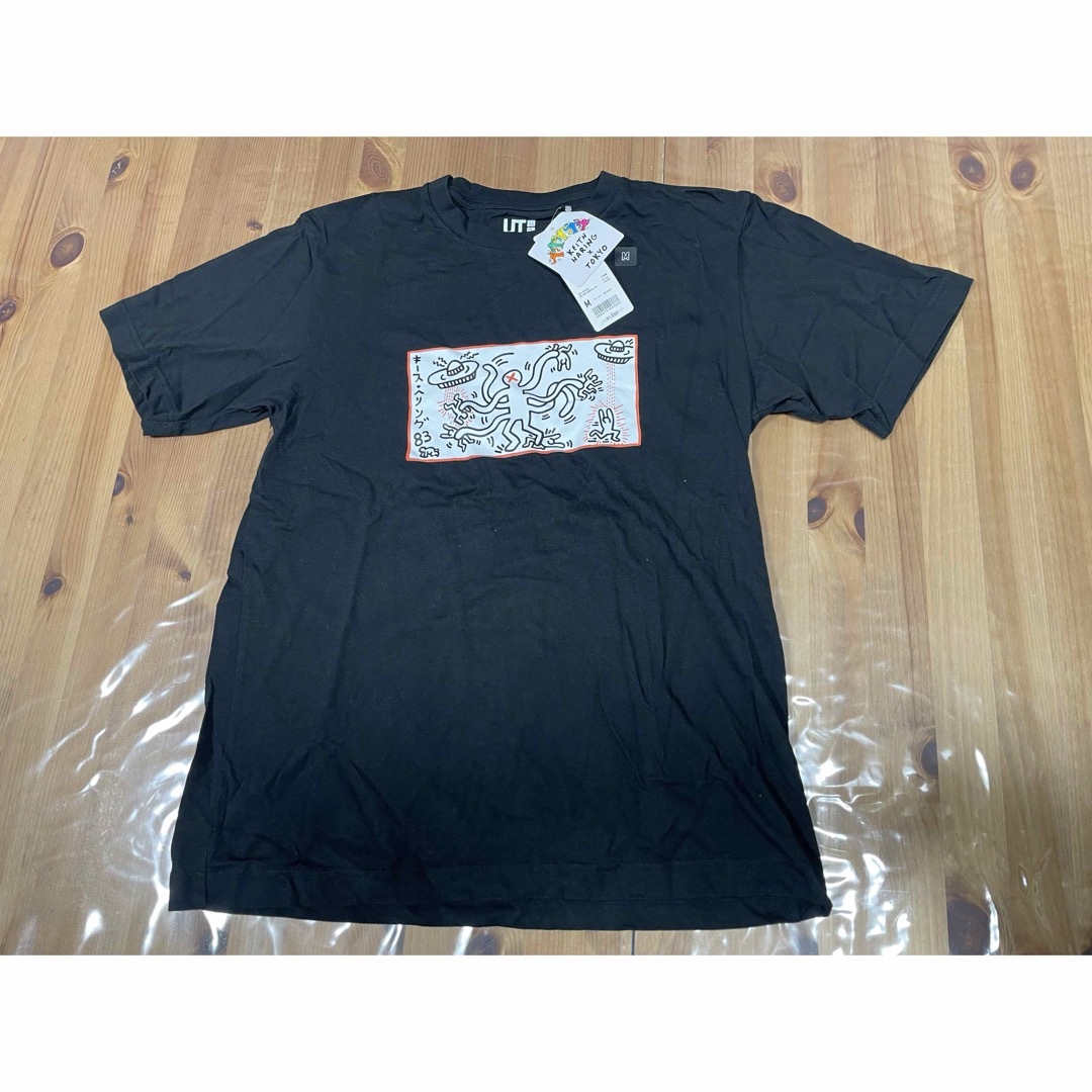 KEITH HARING(キースヘリング)のユニクロ　Tシャツ　 キース　ヘリング　 新品　Mサイズ メンズのトップス(Tシャツ/カットソー(半袖/袖なし))の商品写真