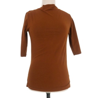 ワイズ(Y's)のワイズ Y's ヨウジヤマモト スラッシュドネックTシャツ 半袖 3 ブラウン(Tシャツ(半袖/袖なし))