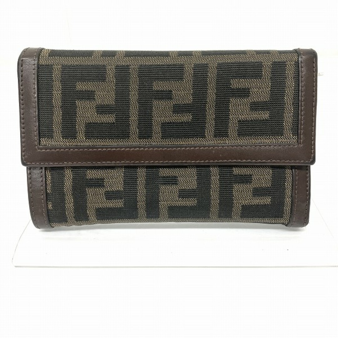 汚れ使用感有り付属品の状態フェンディ FENDI ズッカ柄 30858 財布 三つ折り財布 メンズ 送料無料 【あす楽】