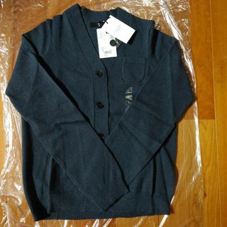 ユニクロ(UNIQLO)の【新品・一部店舗】ユニクロ　ジル・サンダー　カシミヤＶネックカーディガン　L(カーディガン)