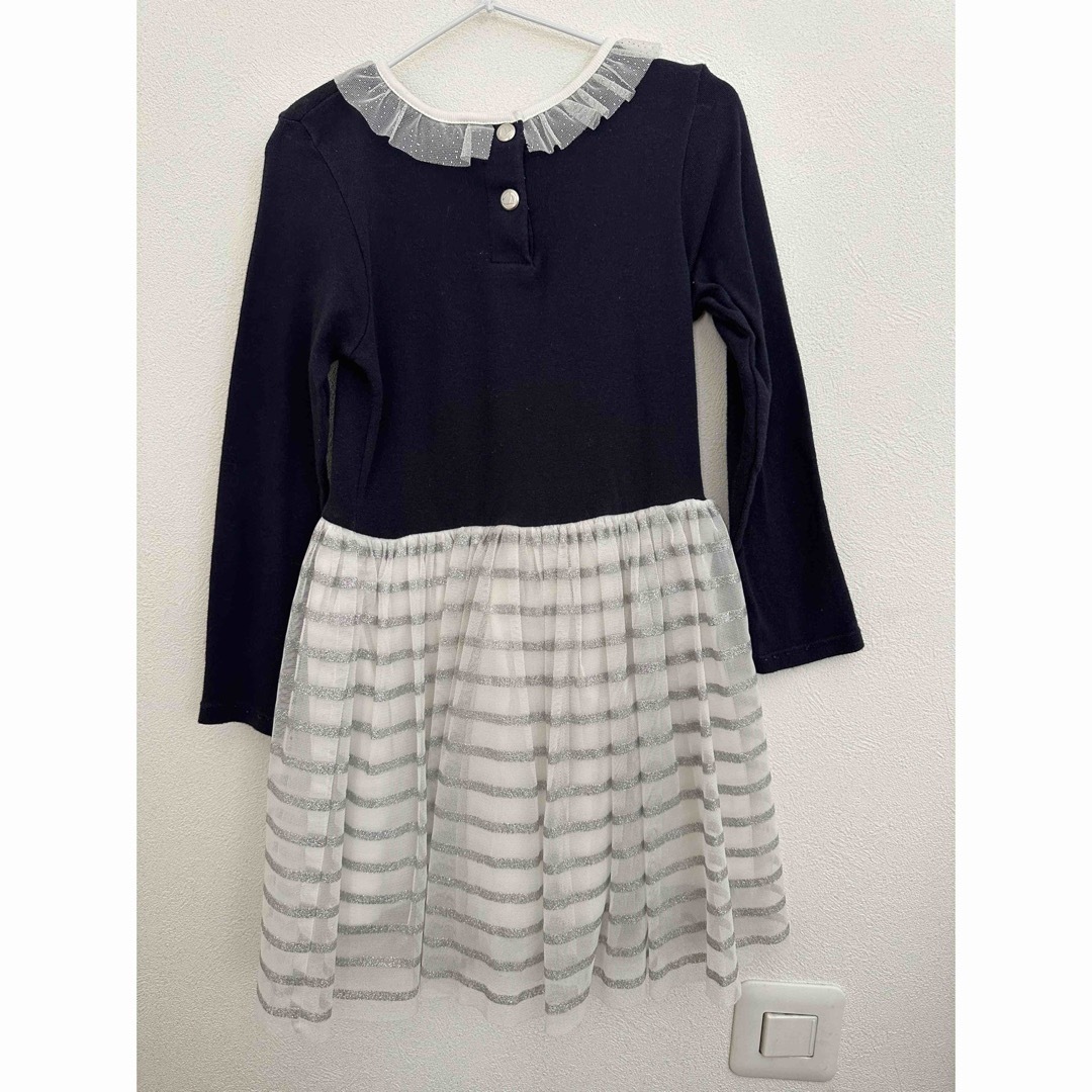 PETIT BATEAU(プチバトー)のプチバトー　チュールワンピース キッズ/ベビー/マタニティのキッズ服女の子用(90cm~)(ワンピース)の商品写真