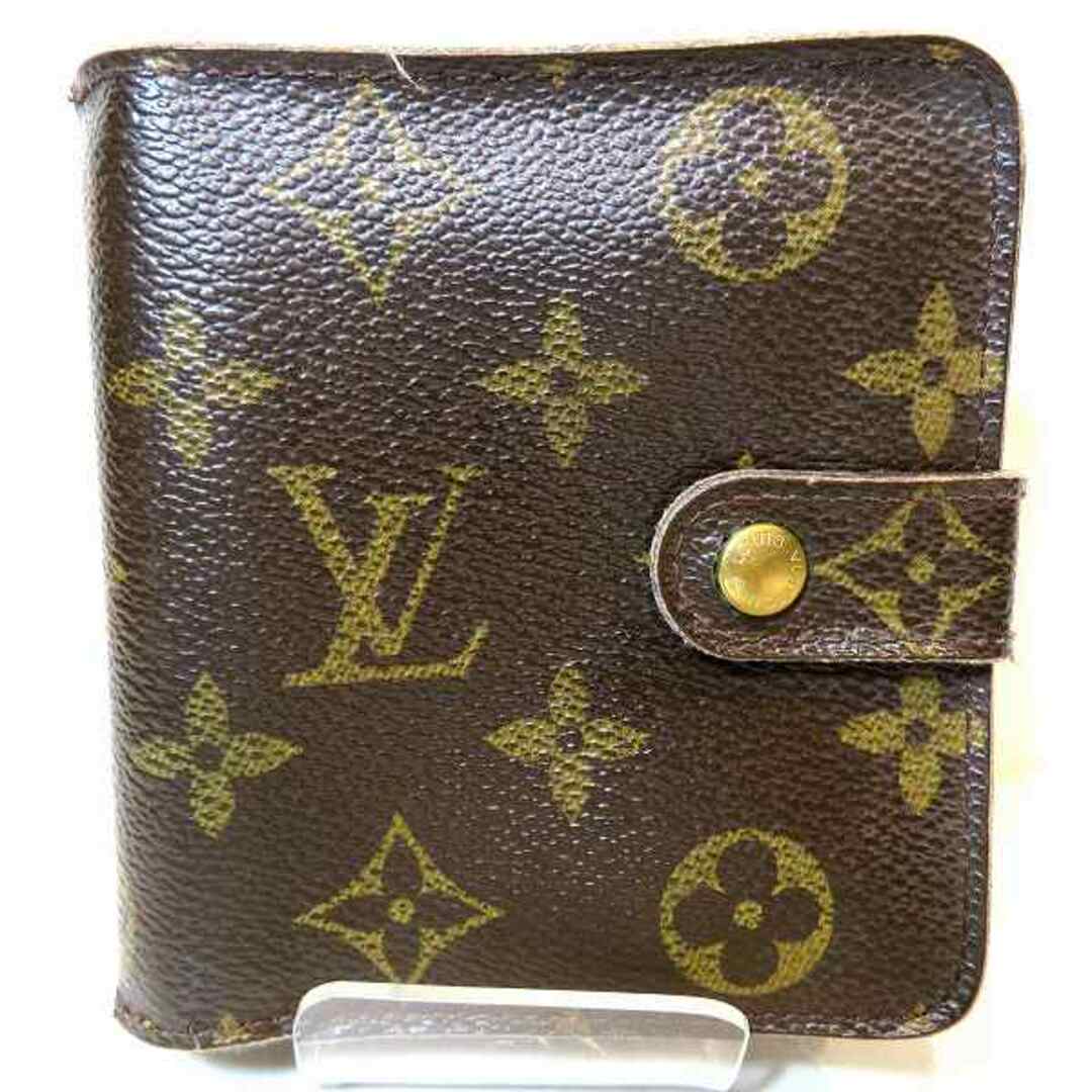 レディースルイヴィトン Louis Vuitton モノグラム コンパクトジップ M61667 財布 2つ折り財布 ユニセックス ★送料無料★【あす楽】