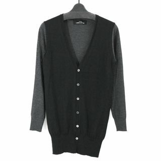 トリココムデギャルソン(tricot COMME des GARCONS)のトリココムデギャルソン 09SS ウールシルク2トーンロングカーディガン(カーディガン)