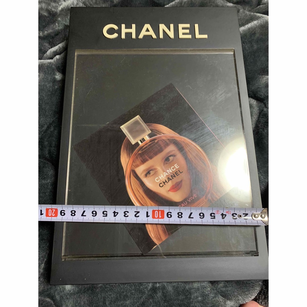 写真を入れる事もできますCHANEL  店舗オブジェ   ビンテージ