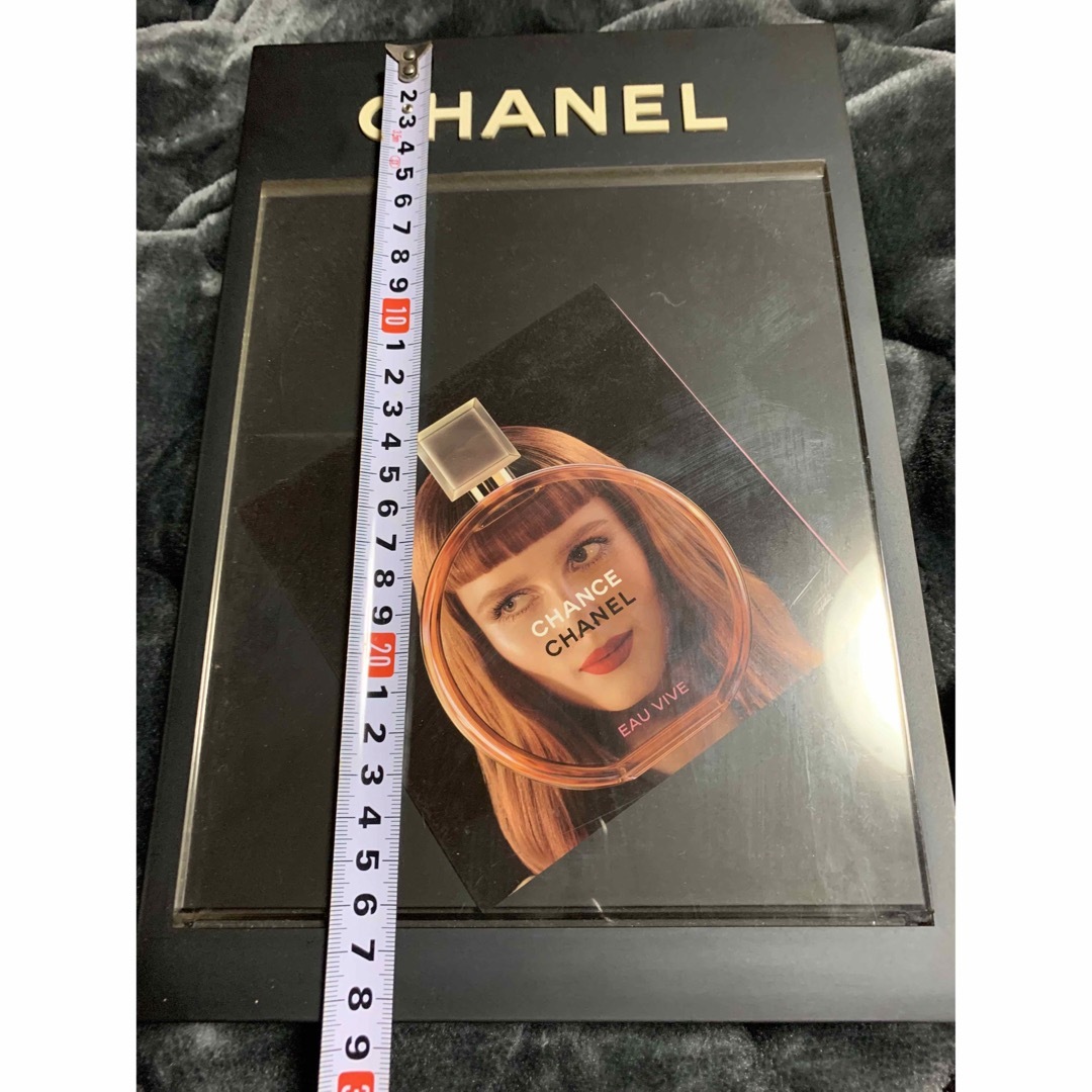 写真を入れる事もできますCHANEL  店舗オブジェ   ビンテージ