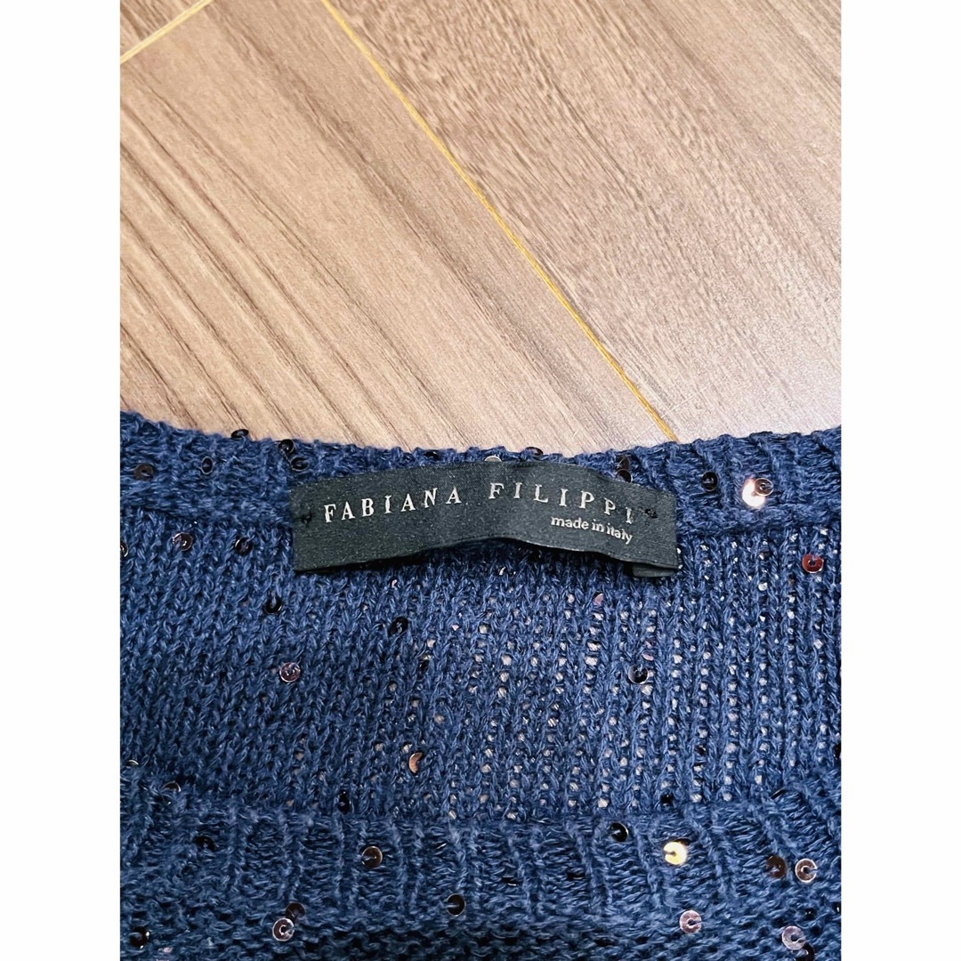 BRUNELLO CUCINELLI(ブルネロクチネリ)のFabiana Filippi スパンコール　セーター ニット レディースのトップス(ニット/セーター)の商品写真