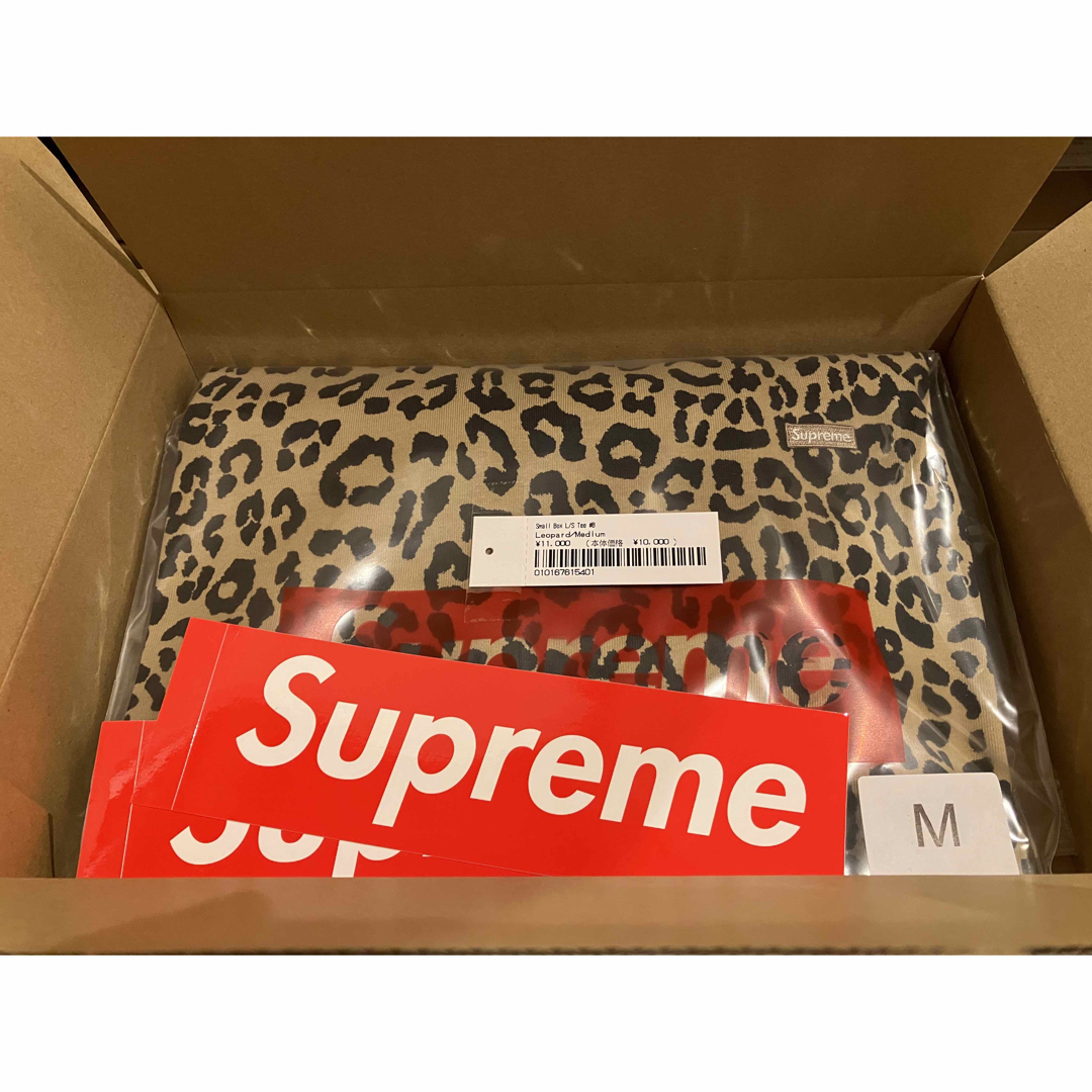 supreme small box logo L/S Tee Leopard supreme small box logo L/S Tee Leopard