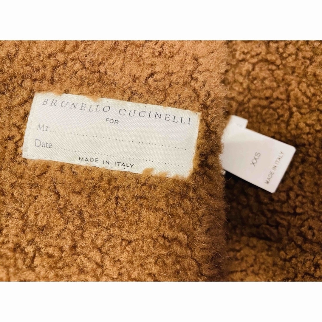 BRUNELLO CUCINELLI(ブルネロクチネリ)の［美品］ブルネロクチネリ ムートンフライトジャケット メンズのジャケット/アウター(ブルゾン)の商品写真