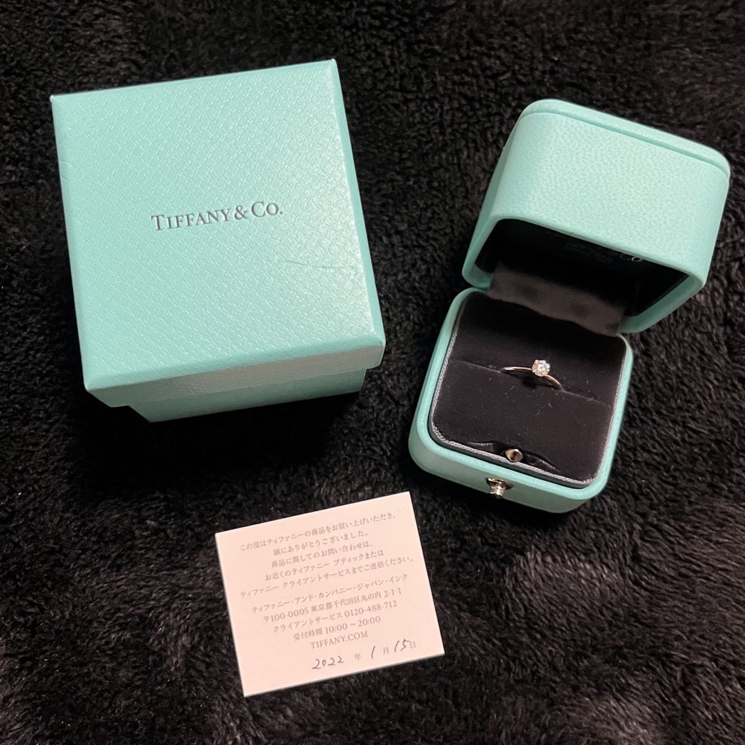 Tiffany & Co.(ティファニー)のティファニー TIFFANY&Co. 婚約指輪 エンゲージリング レディースのアクセサリー(リング(指輪))の商品写真