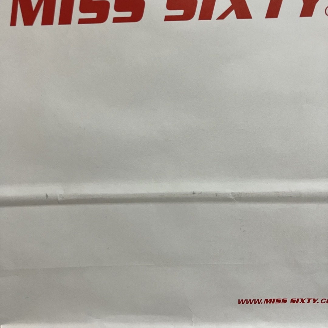 レア）MISS SIXTY ミスシックスティ 紙袋 レディースのバッグ(ショップ袋)の商品写真