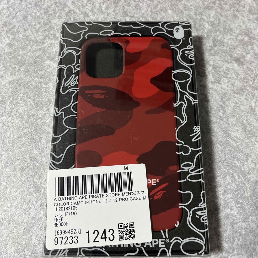 A BATHING APE(アベイシングエイプ)のA BATHING APE iPhone12/12Pro ケース スマホ/家電/カメラのスマホアクセサリー(iPhoneケース)の商品写真